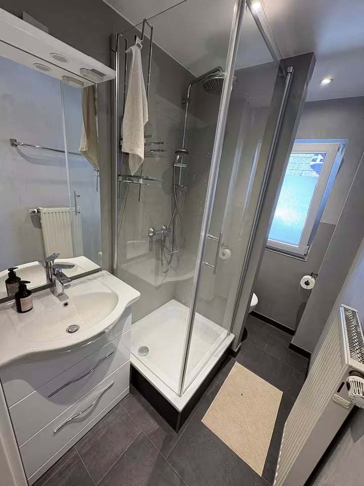 Badezimmer im Erdgeschoss